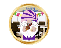 Congratulations Gnome Sticker