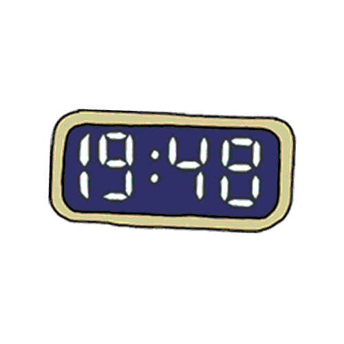 clock Sticker by Srichand1948