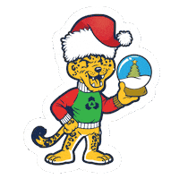 Jaguar Santahat Sticker by South Texas College