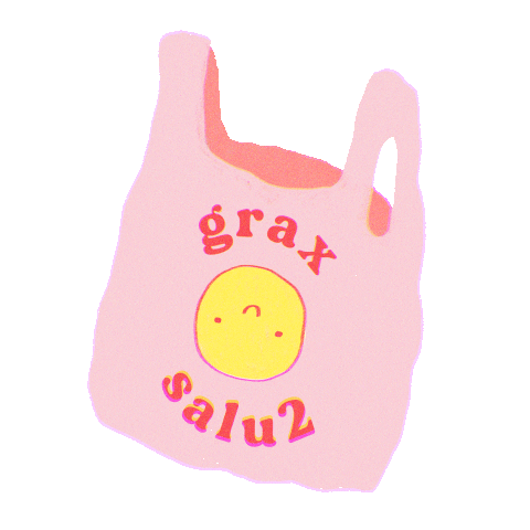 pintastic thankyou gracias bolsa plastico Sticker