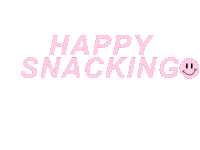 Happy Snacking Sticker by Snack with Soph