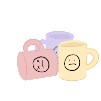 Tired Coffee Sticker by molehill