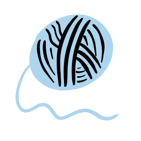 Knitting Knit Sticker