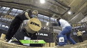 women chainsaw GIF
