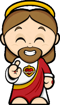 Jesus Sticker by Santinhoz