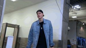kristaps porzingis arrival GIF by NBA