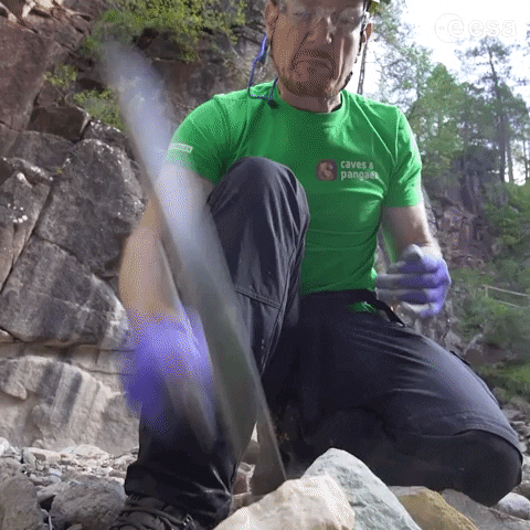 Smash Alexander Gerst GIF by European Space Agency - ESA