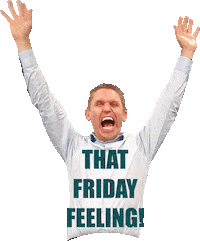 Its Friday Celebration Sticker by Right Choice Mortgages