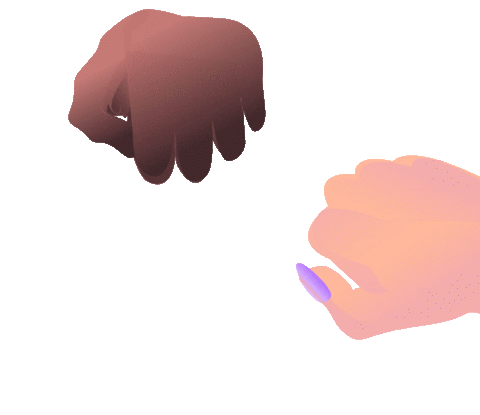 hands touching Sticker by n,gddemh