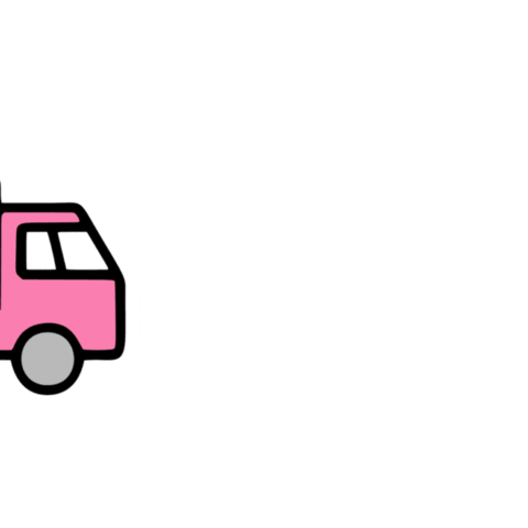 Delivery Shipping Sticker by Creations Nani LLC
