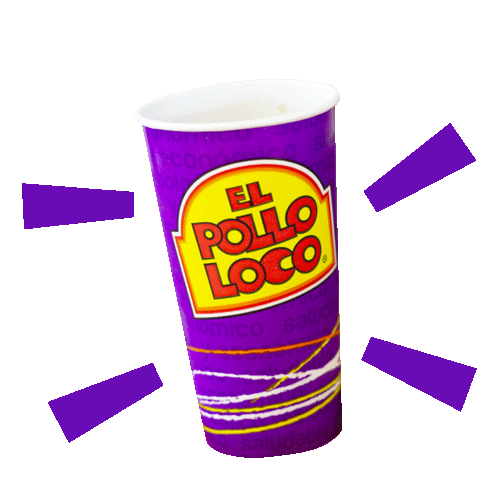 ElPolloLocoMX giphyupload vaso pollo loco el pollo loco Sticker