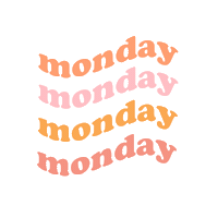 livelysu mood monday week peach Sticker