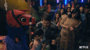 Birthday Party Spinning GIF by NETFLIX