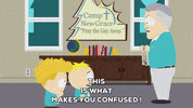 confused butters stotch GIF by South Park 