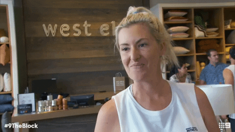 smirk smile GIF by theblock