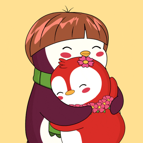 I Love You Hug GIF by Pudgy Penguins