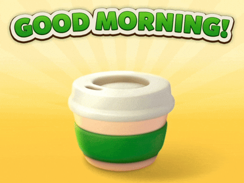 Good Morning Coffee GIF by Bloom City Match