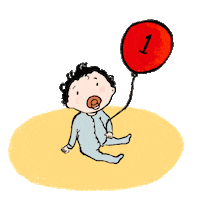 Baby Balloon Sticker