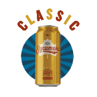 SycamoreBrew pink blue beer sweet Sticker