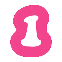 Number Uno Sticker by laukyts