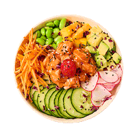 Poke Pokebowl Sticker by Julie Pokawa