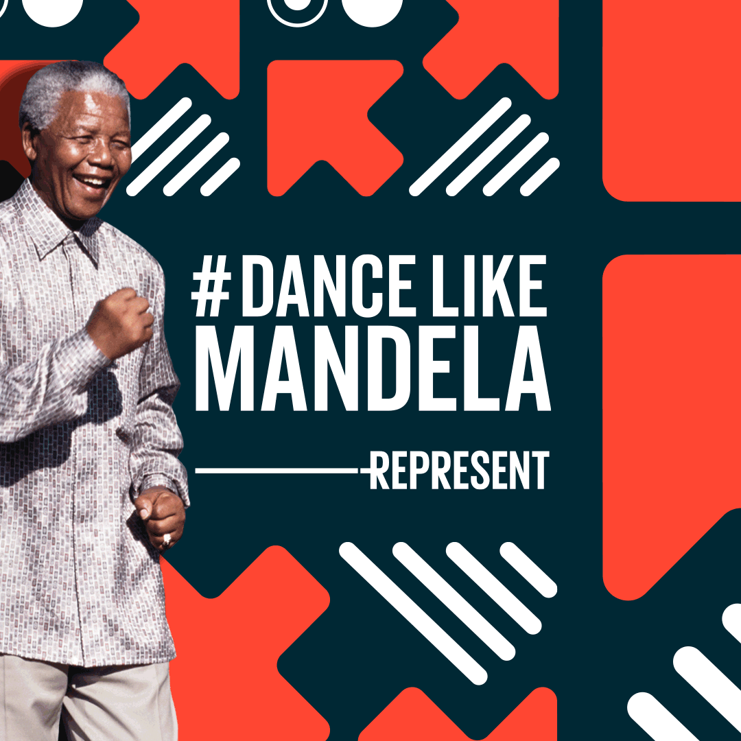 represent nelson mandela GIF
