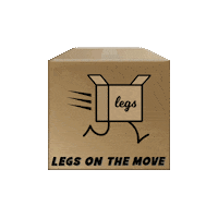 legsonthemove moving legs removals movinghouse Sticker