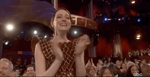 Emma Stone Clapping GIF by The Academy Awards
