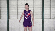 Fist Pump GIF by Fremantle Dockers