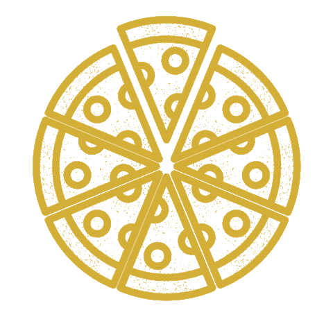 slow down pizza Sticker by Steve Moakler