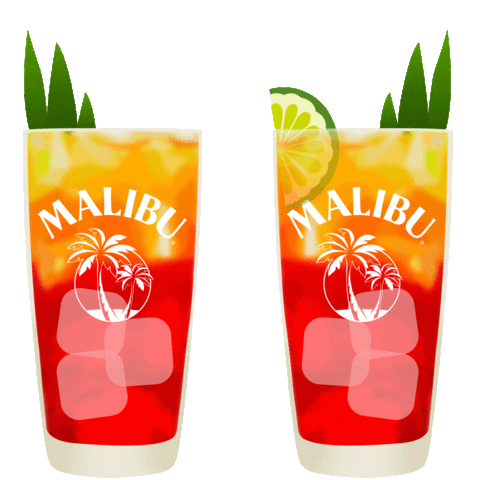 Aperol Spritz Summer Sticker by Malibu Rum