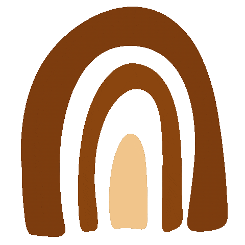 Rainbow Orange Sticker