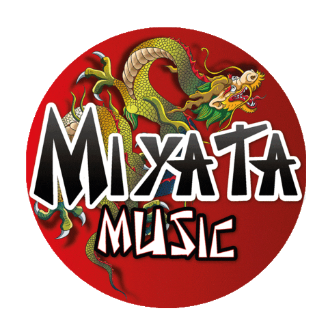 miyatamusic giphyupload logo musica instrumentos Sticker