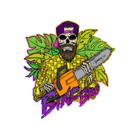 bike_bro mtb downhill chainsaw sendit Sticker