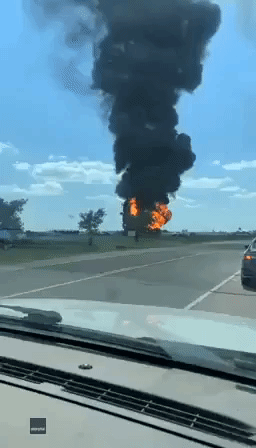 Tanker Explodes in Northern Texas