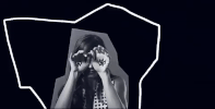 olaszmida art fashion illustration black and white GIF
