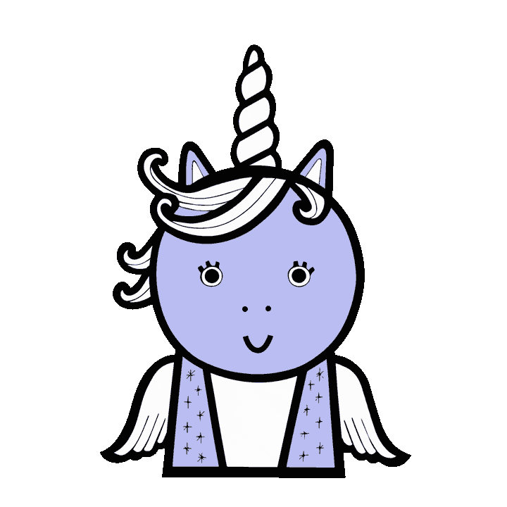 Unicorn Roarsome Sticker by Dinoski