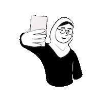Phone Selfie Sticker by Muzz