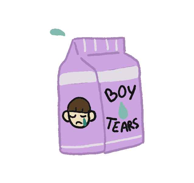Lukia giphyupload sad boy tears lukia Sticker