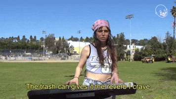 The Trash Can Gives It The Reverb