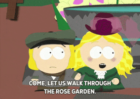 rose walk GIF by South Park 