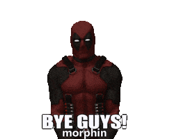 Bye Bye Goodbye Sticker by Morphin