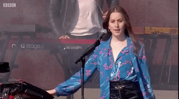 haim GIF by Glastonbury Festival 2017