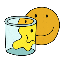 Happy Smiley Face Sticker