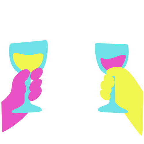 Cheers Celebrate Sticker