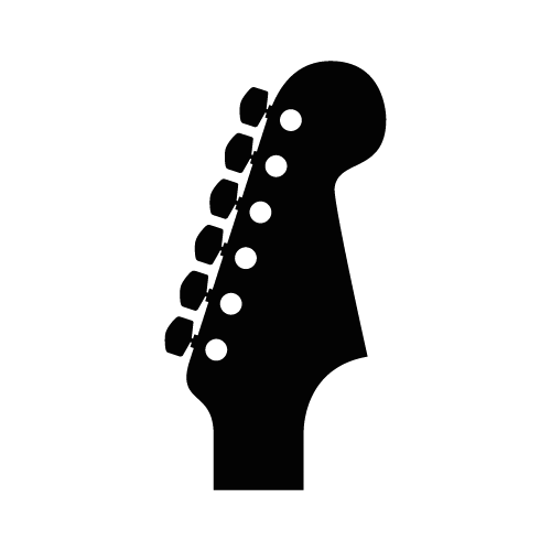 guitar neck Sticker by JVAL Openair