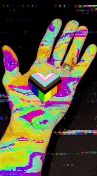transgreaser love pride peace play GIF