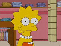 screaming lisa simpson GIF