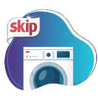 SkipSouthAfrica liquid laundry skip fabric Sticker