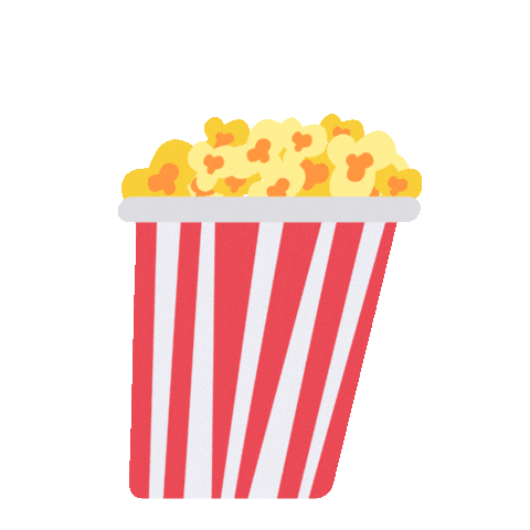Movie Theater Popcorn Sticker